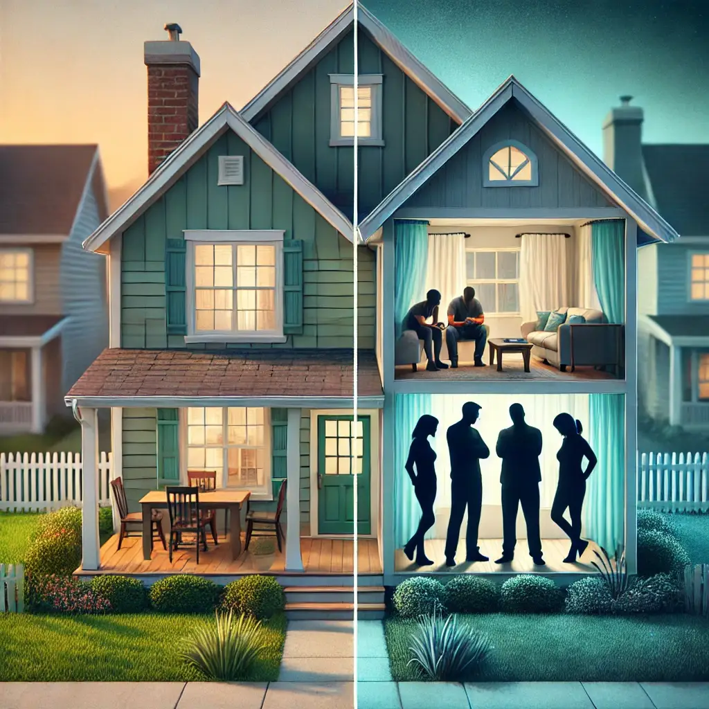 What happens when one sibling is living in an inherited property and refuses to sell in North Carolina?